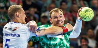 Welthandballer Mathias Gidsel wirft die Füchse Berlin erneut zum Sieg. 