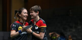 Nina Mittelham (r) und Shan Xiaona könnten für den TTC Eastside im Endspiel der Champions League zum Einsatz kommen. 