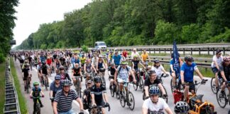 Bei der Sternfahrt des ADFC aus dem Berliner Umland in die Innenstadt werden mehrere Zehntausend Teilnehmerinnen und Teilnehmer erwartet. (Archivbild)