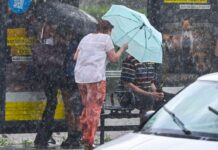 Zum zweiten Mal binnen einer Woche zog ein Unwetter über Berlin und Brandenburg.