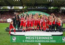 Die Frauen von Union Berlin spielen erstmals in der Bundesliga.