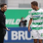 Damals noch in Fürth: Stefan Leitl und Paul Seguin