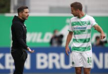 Damals noch in Fürth: Stefan Leitl und Paul Seguin