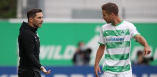 Damals noch in Fürth: Stefan Leitl und Paul Seguin