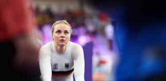 Lea Sophie Friedrich belegte im Keirin-Wettbewerb in Cottbus den dritten Platz.