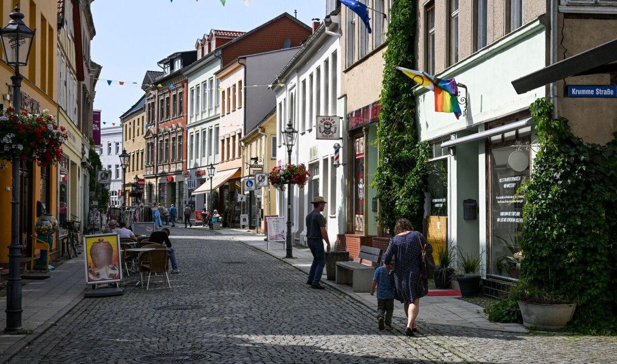 Stadtzentrum Rolandstadt Perleberg Vom 12. bis 14. September will die Kleinstadt Perleberg in Norden Brandenburg zehntausende Besucher anlocken - zum Brandenburg-Tag. (Archivbild)