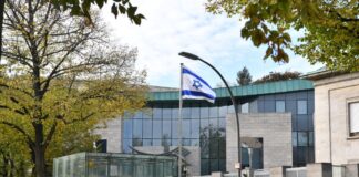 Die israelische Botschaft bleibt geschlossen. (Archivbild) 