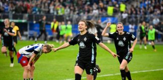 Die neue Union-Stürmerin schoss für Bremen ein ganz wichtiges Tor. 