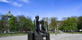 Jetzt geht's los: Das Marx-Engels-Forum soll umgestaltet werden. (Archivfoto) 