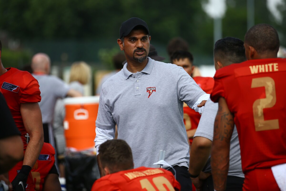 Jag Bal Trainer Jag Bal kassiert mit den Berlin Thunder die nächste Niederlage in der ELF.