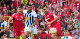 Bradley Ibrahim (M) kam über Einsätze in Herthas U23 nicht hinaus.