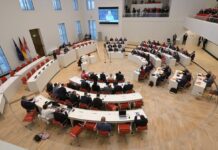 Der Brandenburger Landtag debattiert unter anderem über den Haushalt. (Archivbild)