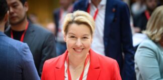 Berlins Wirtschaftssenatorin Franziska Giffey (SPD) hält für die Spitzenkandidatur eine breite Rückendeckung aus der Partei für entscheidend. (Archivfoto)