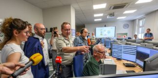 In Wünsdorf wird mittels Sensoren auf mögliche Brände hingewiesen.