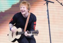 Ed Sheeran ist gerade auf Tour. 