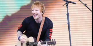 Ed Sheeran ist gerade auf Tour. 