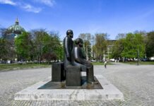 Jetzt geht's los: Das Marx-Engels-Forum soll umgestaltet werden. (Archivfoto) 