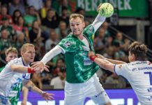 Erfolgsfaktor Mathias Gidsel wirft Berlin fast im Alleingang zum Sieg. 
