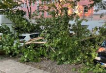 Unwetter machten den Menschen am Montag in der Hauptstadtregion zu schaffen.