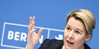 Franziska Giffey (SPD) nimmt für die Bundeshauptstadt an der Wirtschaftsministerkonferenz teil. (Archivbild)