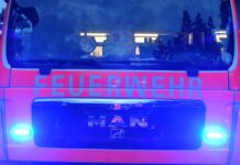 Die Feuerwehr löschte einen großen Brand im Vorgarten des Clubs «Wilde Renate». 