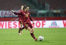  Sara Däbritz kommt mit Real Madrid zur Saisoneröffnung des Frauen-Bundesliga-Aufsteigers 1. FC Union Berlin.