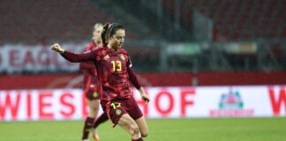  Sara Däbritz kommt mit Real Madrid zur Saisoneröffnung des Frauen-Bundesliga-Aufsteigers 1. FC Union Berlin.