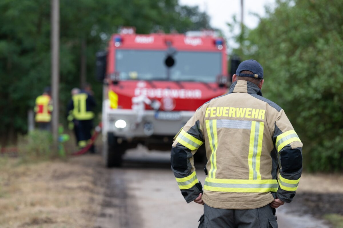 Waldbrand in der Gohrischheide In der Gohrischheide an der Grenze zwischen Sachsen und Brandenburg hatte es zuletzt tagelang gebrannt. (Archivbild)