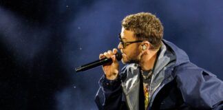 Justin Timberlake performt seine Hits auf dem Lollapalooza in Berlin.