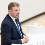 Brandenburgs Wirtschaftsminister Daniel Keller (SPD) hält Stabilität und Weltoffenheit für wichtig für die Unternehmen. 