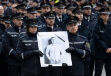 Trauermarsch: Der gewaltsame Tod des Dresdner Polizisten Maximilian Stoppa sorgte im Januar für große Bestürzung. (Archivbild)