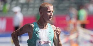 Verbesserte beim Istaf seinen deutschen Meilen-Rekord: Robert Farken.