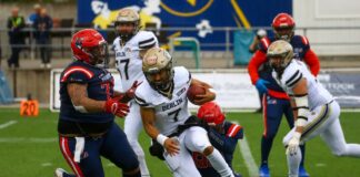 Die Berlin Thunder hatten gegen Rhein Fire kaum eine Chance. 