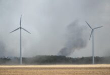 Der Wind hat in Richtung Brandenburg gedreht. 