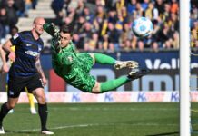 Tjark Ernst hielt einen Elfmeter bei Austria Wien.
