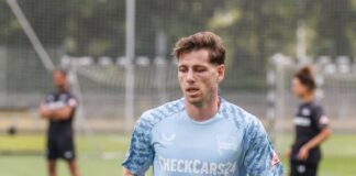 Leon Jensen ist zurück in Berlin und will mit der Hertha aufsteigen. 