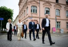Frank-Walter Steinmeier hielt sich für drei Tage in Neuruppin auf.