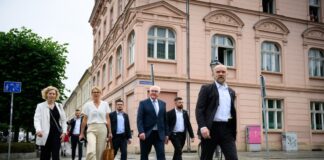 Frank-Walter Steinmeier hielt sich für drei Tage in Neuruppin auf.