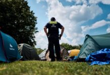 Das Camp musste am Montag auf Anordnung der Polizei umziehen. (Archivbild)