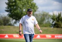 Unions Trainer Steffen Baumgart musste eine Niederlage seiner Mannschaft hinnehmen.