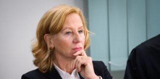 Patricia Schlesinger, ehemalige Intendantin des RBB, beim Prozess am Landgericht Berlin. (Archivbild) 