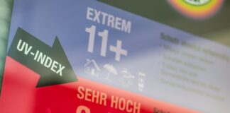  Übermäßige UV-Strahlung kann zu Sonnenbrand, einer beschleunigten Hautalterung und Hautkrebs führen. (Archivbild) 