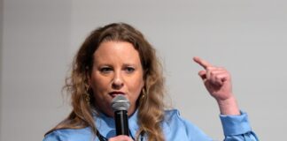 Sie soll an die Spitze des BSW in Brandenburg rücken: Die 38 Jahre alte Friederike Benda. 