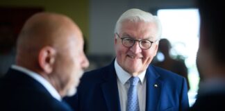 Frank-Walter Steinmeier ist aktuell in Neuruppin zu Besuch.