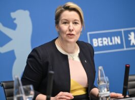 Wirtschaftssenatorin Franziska Giffey (SPD) weist auf die wachsende Bedeutung Indiens für die Berliner Wirtschaft hin. (Archivbild)