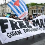 Eine Demonstration «Free Maja» linker Gruppen fordert die Rückholung von Maja T. aus Ungarn.