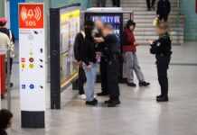 Besonders die U-Bahnlinie U8 stand im Fokus der Kontrollen.