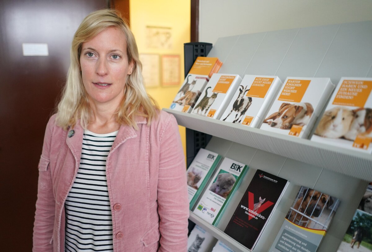 Berlins bisherige Tierschutzbeauftragte Herrmann Die bisherige Tierschutzbeauftragte Kathrin Herrmann widmet sich Forschungsprojekten im Ausland. (Archivbild)