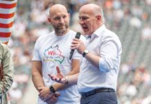Warb erneut für eine Olympia-Bewerbung mit Berlin: Kai Wegner (r)