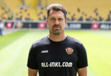 Sitzt eine Sperre im Freundschaftsspiel gegen Hertha BSC II ab: Dynamo Dresdens Coach Thomas Stamm.